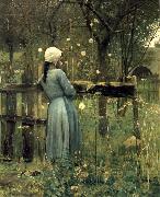 William Stott of Oldham A Girl in a  Meadow china oil painting reproduction